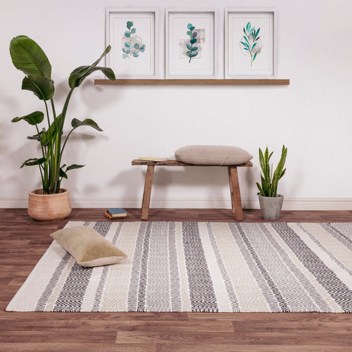 Vloerkleed Easy Living Boardwalk Grey Multi 160x230 cm - vtwonen shop