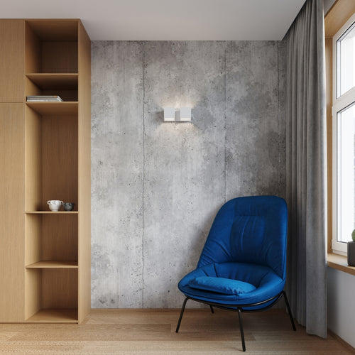 Sollux Lighting Wandlamp QUAD 2 wit - 26x12x11cm