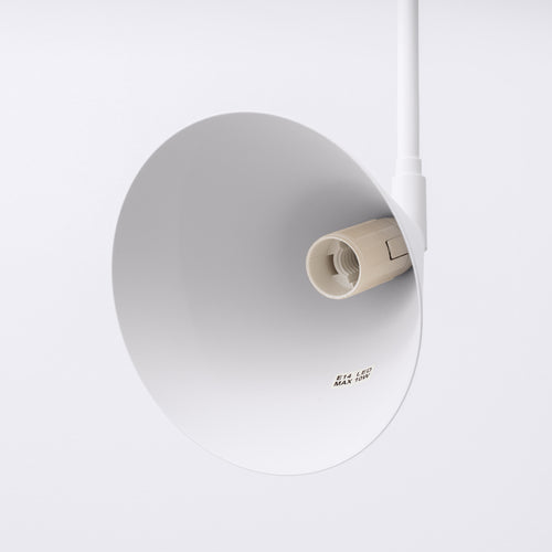 Sollux Lighting Wandlamp NOX wit - 14x61x30cm