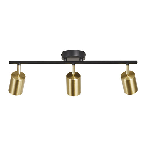 Nordlux Explore Spotlamp - 3-lichts GU10 - Messing - vtwonen shop