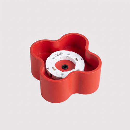 Sollux Lighting Plafondlamp OVIO 1 rood Gx53 - 12x12x6cm