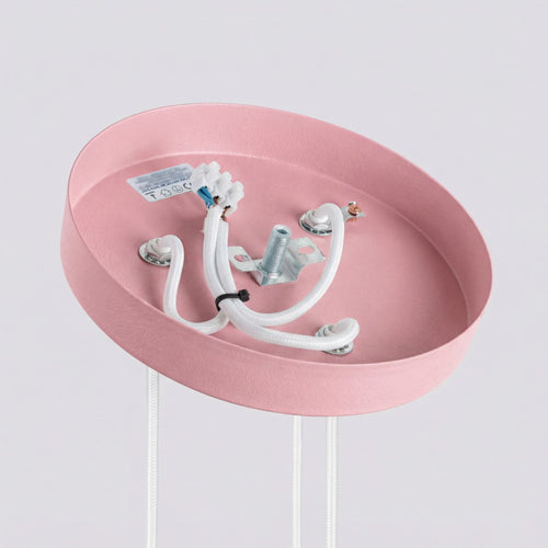 Sollux Lighting Hanglamp KARBON 3P roze - 19,5x19,5x108cm