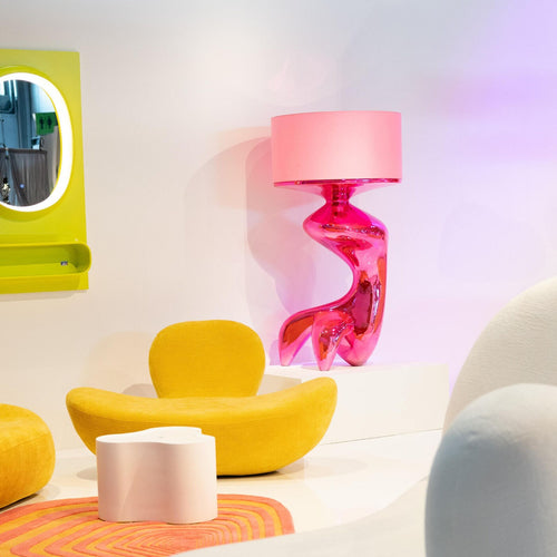 Kare Design Vloerlamp Flow Figure 157cm roze
