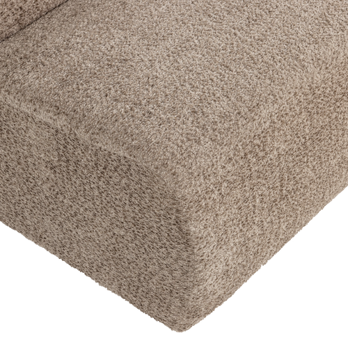 WOOOD 1-zits bank Mojo Base - Wollig - Donkerzand - 74x84x97