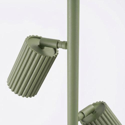 Sollux Lighting Vloerlamp KARBON 3 olijfgroen - 30x30x155cm