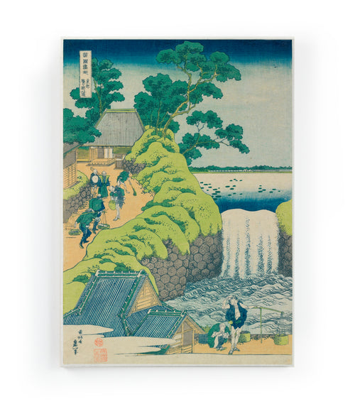 Canvas 60x40 Gedrukt Japans landschap