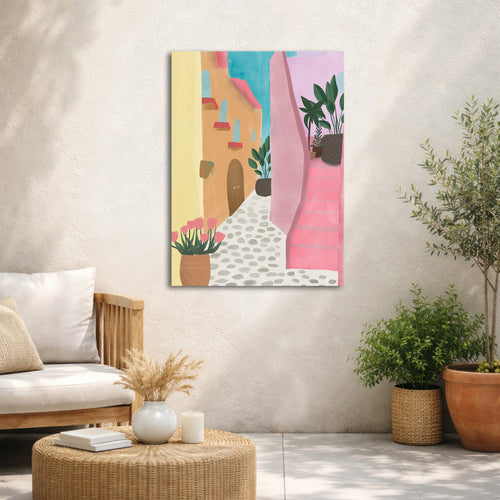 Art for the Home Buitencanvas - Dromerige Laan - 70x50cm