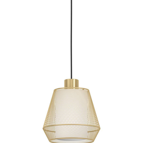 EGLO hanglamp Ciudadela - e27 - ø 18 cm - zwart/goud/wit - textiel - vtwonen shop