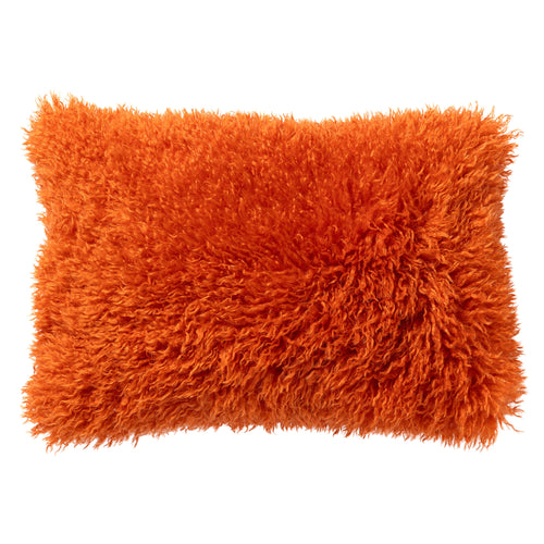 IBBY - sierkussen 40x60 cm - gerecycled - fluffy - Apricot Orange - oranje