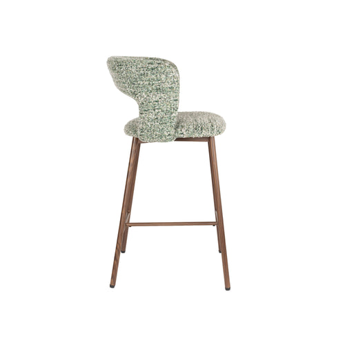 Housecraft Living Chelsea Barkrukken rugleuning 67 cm Groen - Set van 2