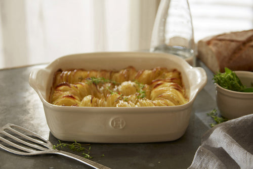 Emile Henry Schaal rechthoekig E-box - 360x230mm - Argile - vtwonen shop