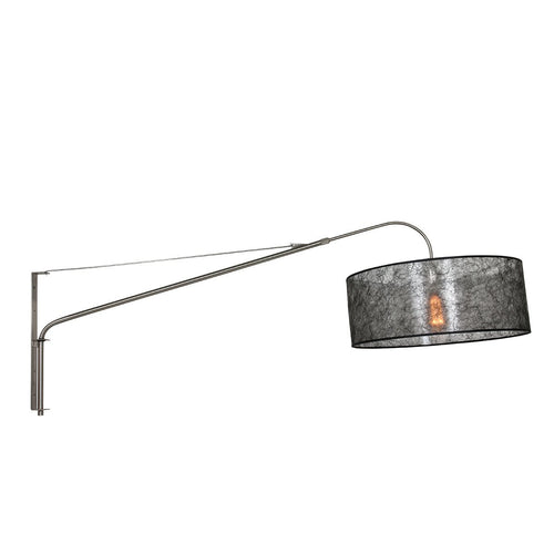 Steinhauer wandlamp elegant - 1 lichts - 120x 56 cm - mat chroom zwart - vtwonen shop