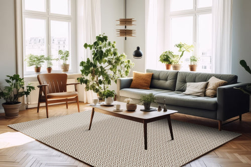 AFK Living vloerkleed Marbella - voor binnen en buiten - kastanje - 120 x 170 cm