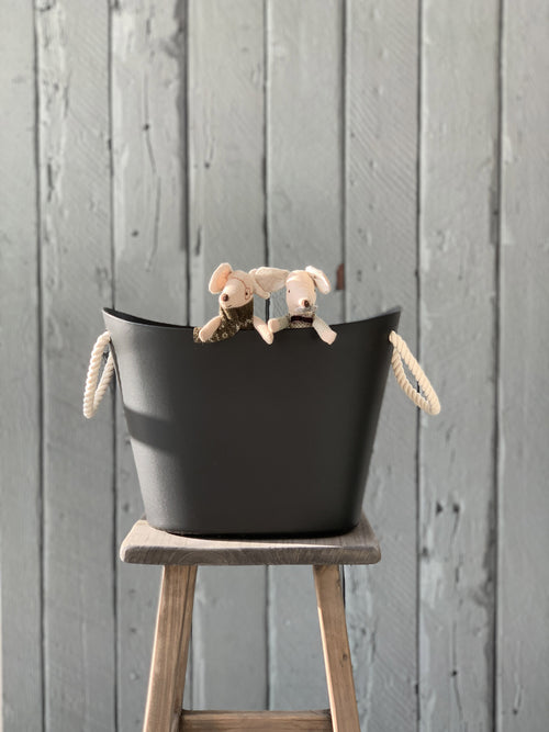 Hachiman Balcolore Opbergmand - S - Zwart - vtwonen shop