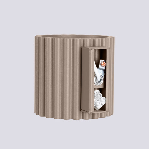 Sollux Lighting Wandlamp AURA taupe G9 - 10x12x10cm