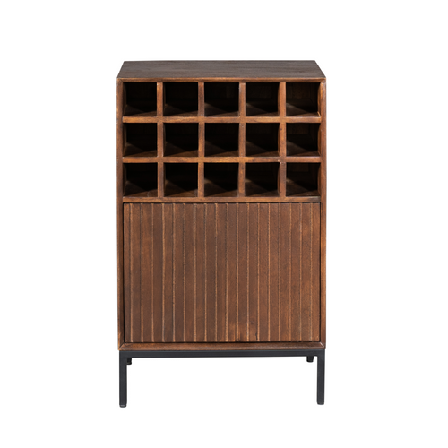 Starfurn wijnkast Madison - bruin - 35x55x90cm – vtwonen shop