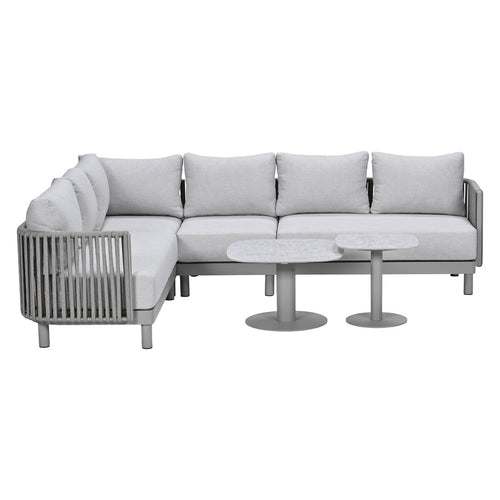 Garden Impressions Loungeset Andong hoek 6-delig - taupe