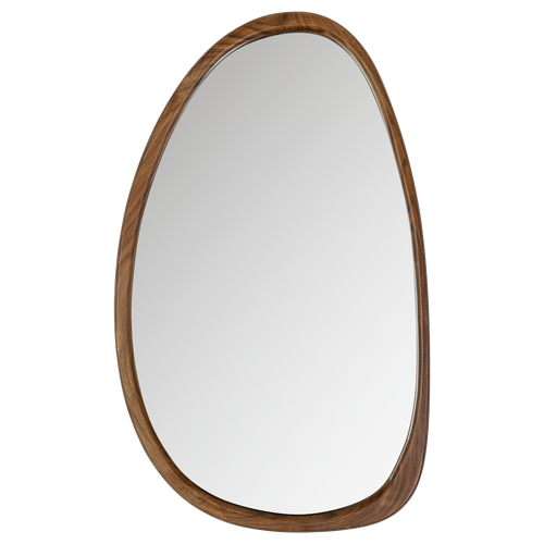 WOOOD spiegel Leif - Hout - Naturel - 64x38x2