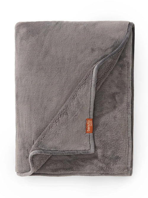 benuta deken Cosi - grijs - 200x220 cm