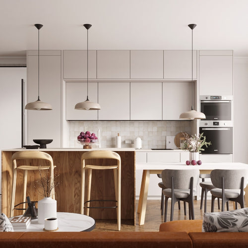 Sollux Lighting Hanglamp GINA taupe - 38x38x74cm