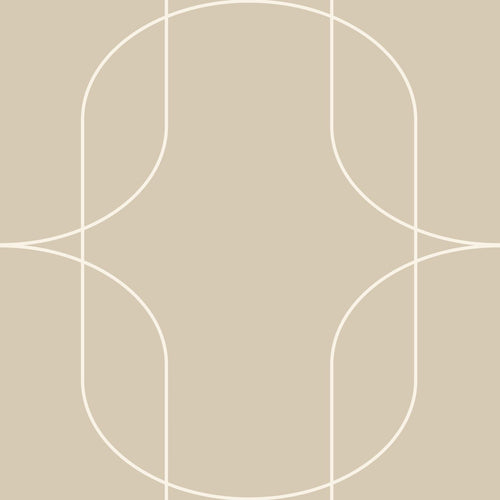 ESTAhome behang geometrische vormen beige - 50 x 900 cm - 139649
