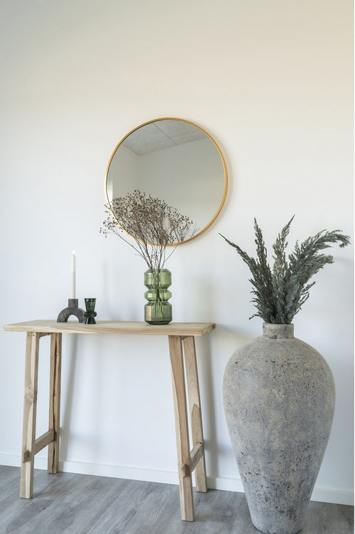 Artichok Rianne glazen vaas groen - 12 x 24,5 cm - vtwonen shop