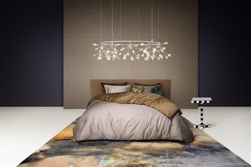 MOOOI dekbedovertrek Dodo Pavone - 240x200/220 cm - grijs - vtwonen shop