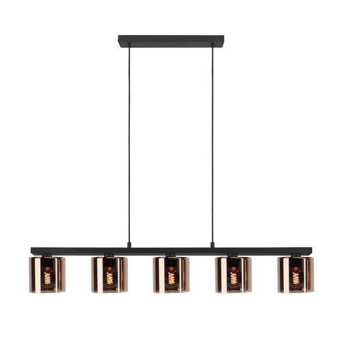 EGLO hanglamp Cadley - e27 - 121 cm - koperglas - vtwonen shop
