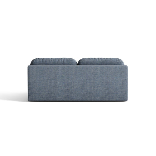 Cosmopolitan Design - Slaapbank met opbergdoos Sophia 3-zits, structurele stof grijsbruine mix - 110x202x89cm