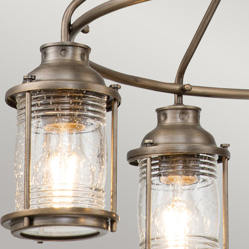 Elstead Kichler Ashland Hanglamp voor buiten, gebronsd brons, IP44