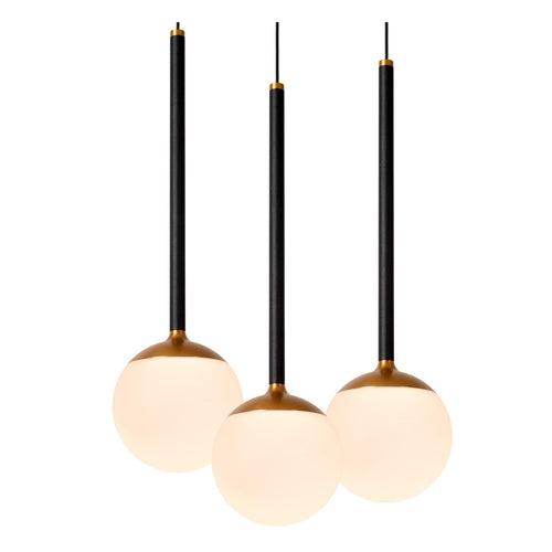 Lucide hanglamp CALINA - Geïntegreerde LED - Zwart - vtwonen shop