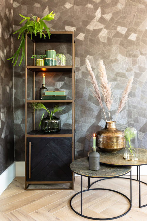 Light & Living tafel  - brons - 76x76x41 cm