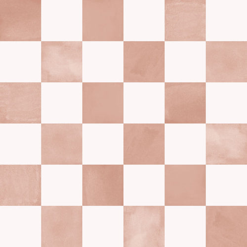 ESTAhome behang geblokt motief bruin en wit - 50 x 900 cm - 131289 - vtwonen shop