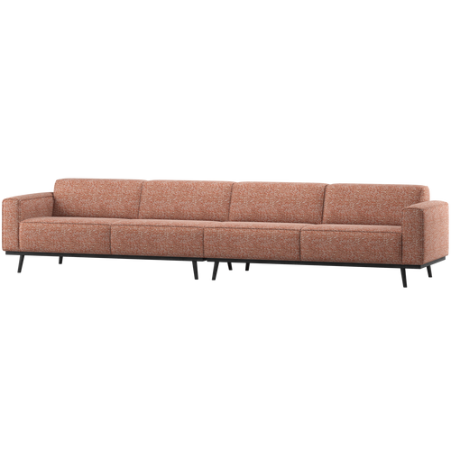 WOOOD 4-zits bank xl 327 cm Statement - Chenille - Terra Melange