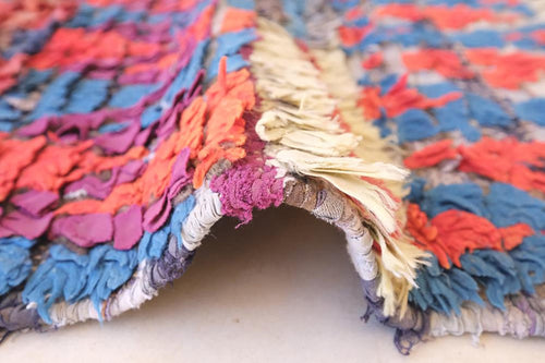 AFK Living vloerkleed Berber - handgemaakt - Gerecyclede textiel - 71 x 168 cm - vtwonen shop