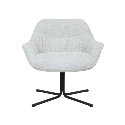 Starfurn  fauteuil Mila - wit - 77x80x52cm