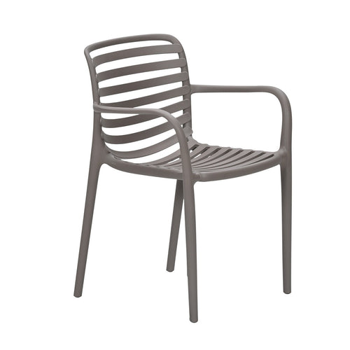 Garden Impressions tuinstoel Mees taupe - 4 stuks