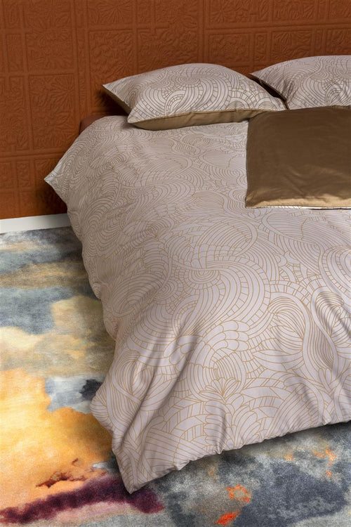 MOOOI dekbedovertrek Dodo Pavone - 240x200/220 cm - grijs - vtwonen shop