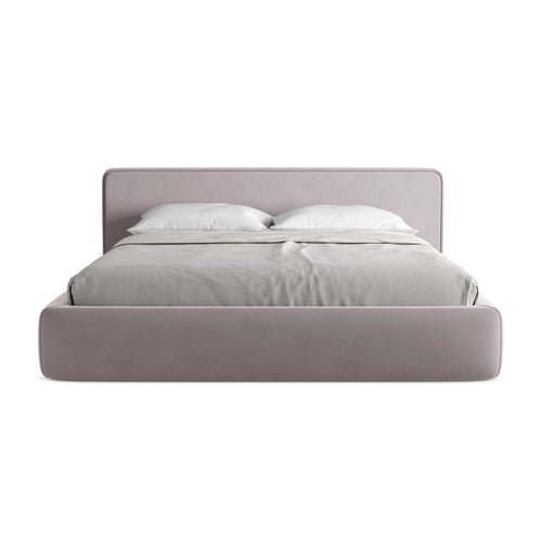 LaMiaSofa Bed met opbergruimte Firenze - velours - lavendel - 220x225x82