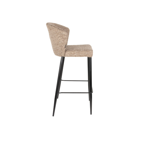 Dutchbone Georgia Barkrukken rugleuning 75 cm Bruin - Set van 2