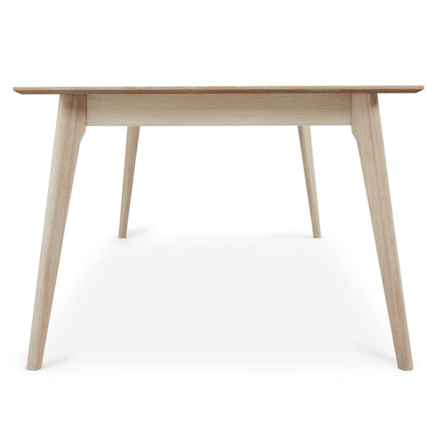 Furnhouse uitschuifbare eettafel Porto - Witte olie - 220/320x105 cm