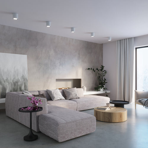 Sollux Lighting Plafondlamp CULLO beton - 14x14x14cm