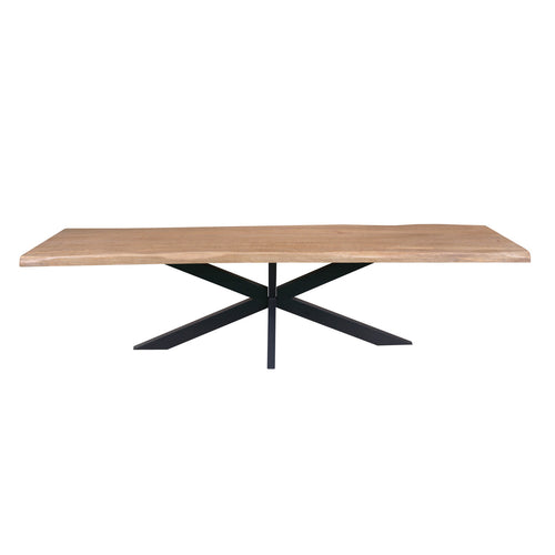 Starfurn Eettafel Dakota - Boomstam Naturel Hout - 300x100x76cm