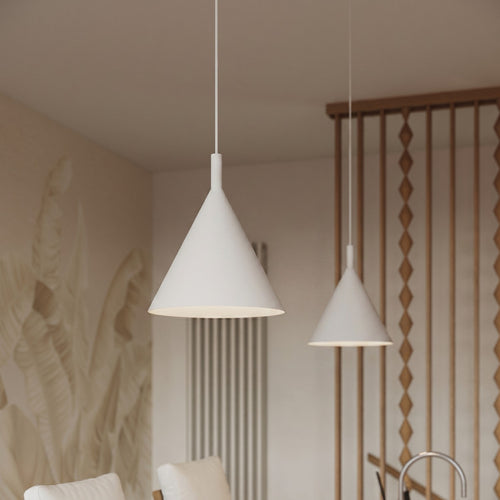 Sollux Lighting Hanglamp NOX 25 wit - 24,5x24,5x140cm