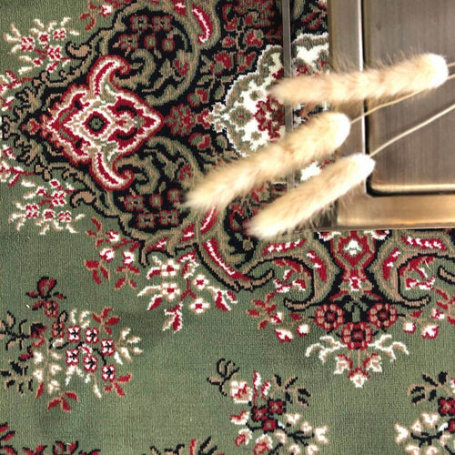 Interieur05 vloerkeed Nain - groen - 150x80cm