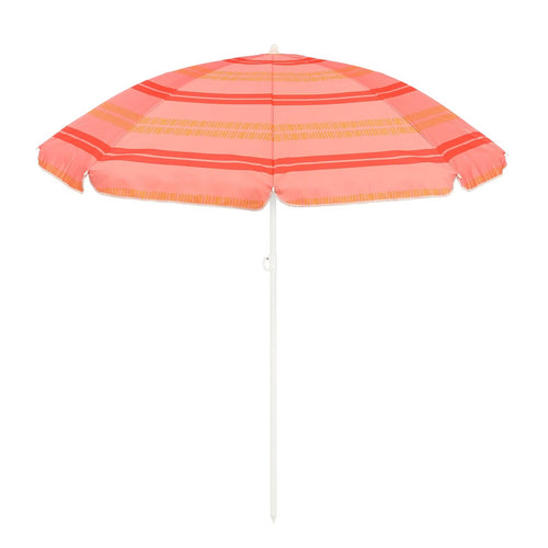 Mica Decorations Stripe Strandparasol - H180 x Ø160 cm - Lichtroze