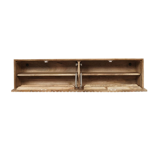 StarFurn Zwevend Tv-meubel Madison - Naturel Hout - 120x35x30cm - vtwonen shop