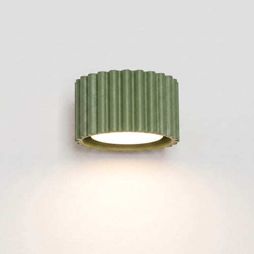 Sollux Lighting Wandlamp AURA olijfgroen Gx53 - 10x12x6cm