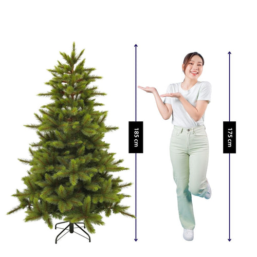 Triumph Tree Wyoming Kerstboom - Kerstversiering voor Binnen met 739 Takken - Kunstboom van PVC-Naalden met Volle Uitstraling - Serie Wyoming - 185 x