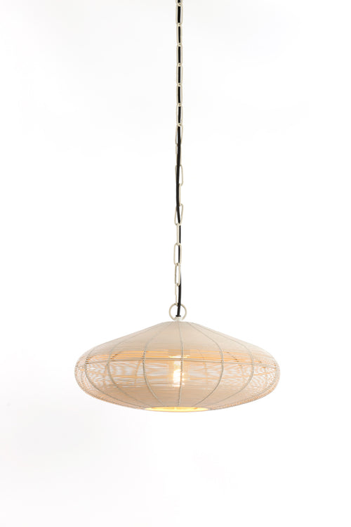 Light & Living hanglamp BAHOTO - wit - Ø40x18cm - vtwonen shop